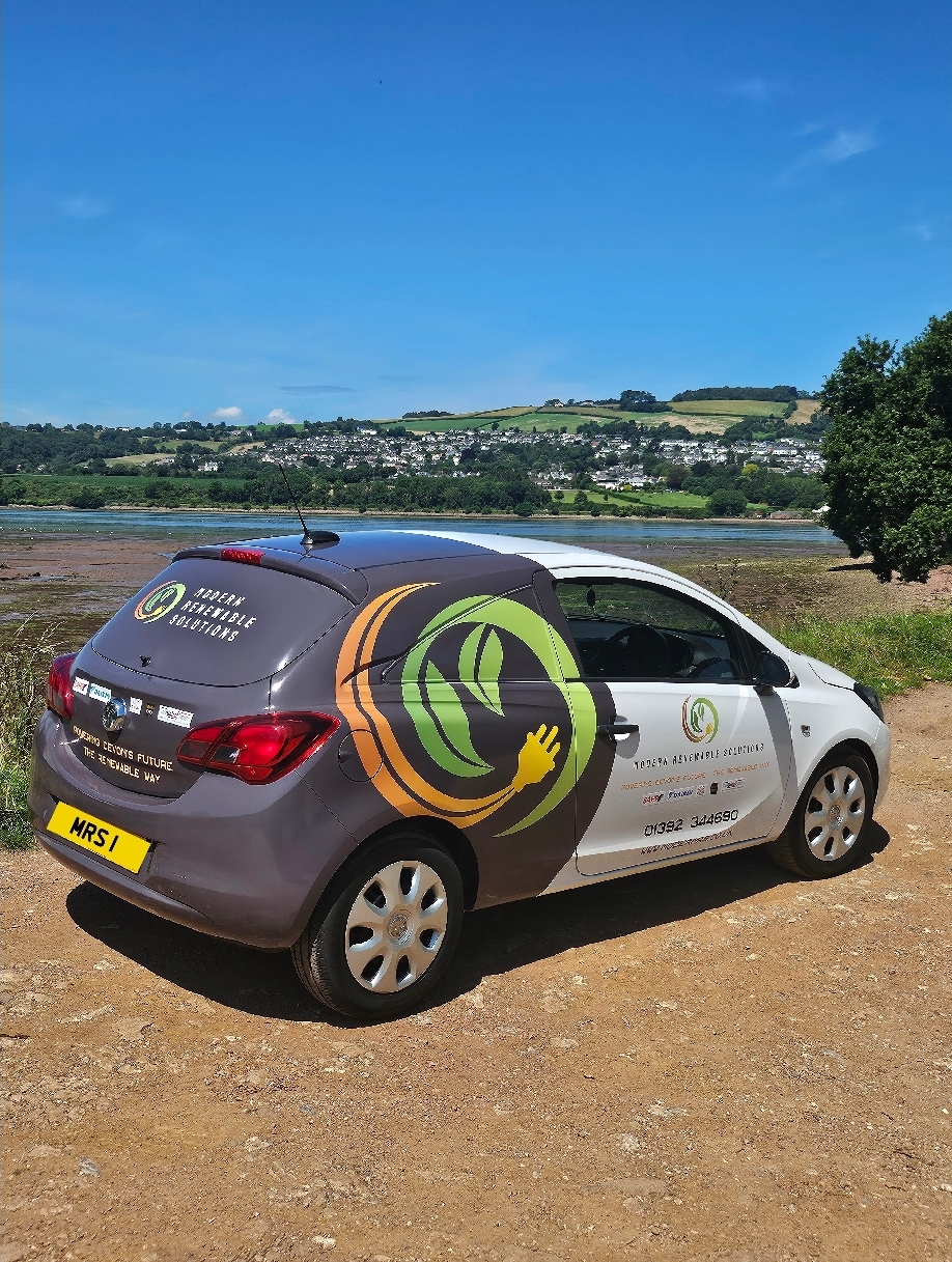 modern rs car by beach 